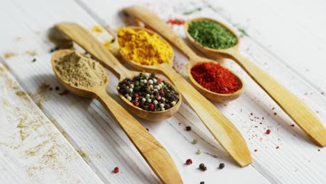 Composition-of-wooden-spoons-with-spices