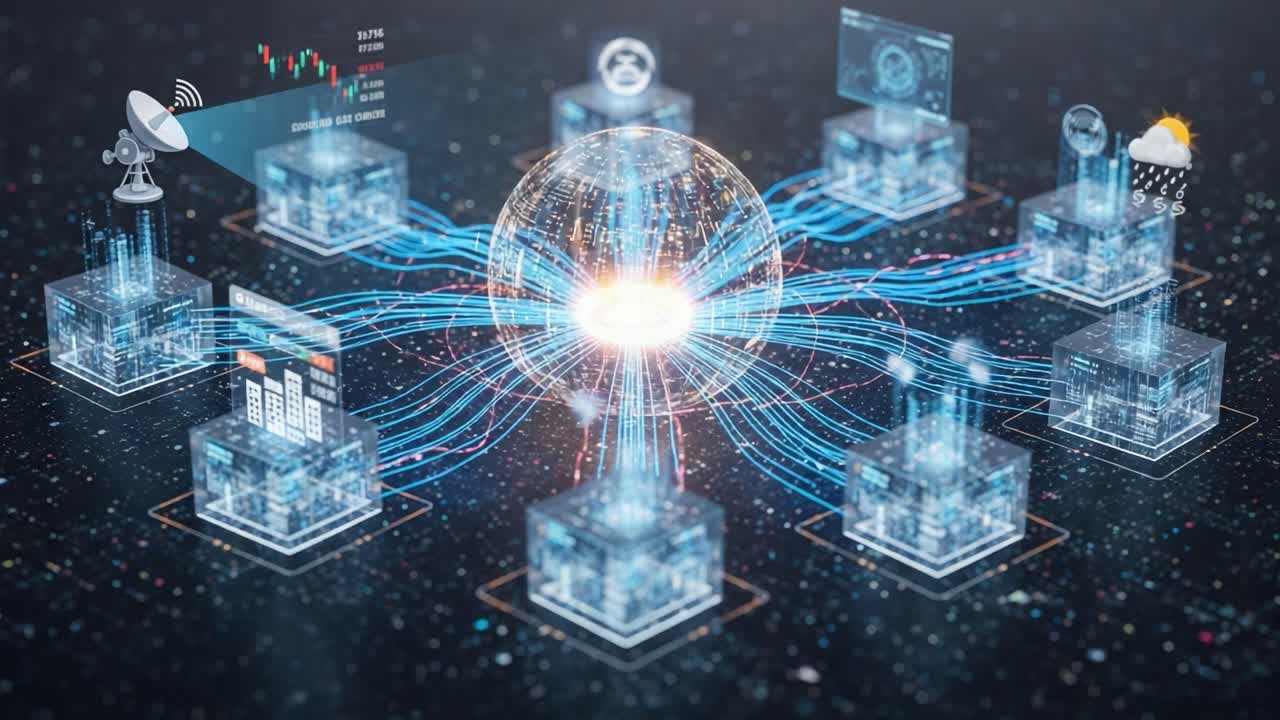 Visualizing the Future of Data Connectivity: A Dynamic Representation of Global Networks and Information Flow in a Modern Digital World