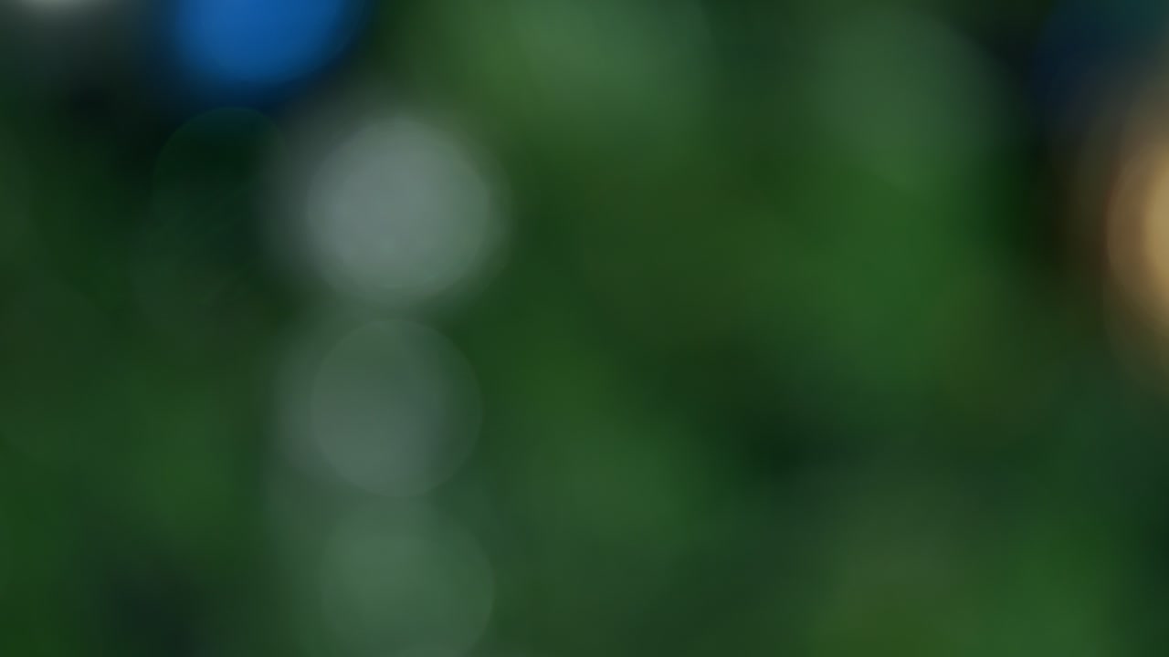 las fugas de luz multicolores. la guirnalda de navidad está parpadeando con luces de colores