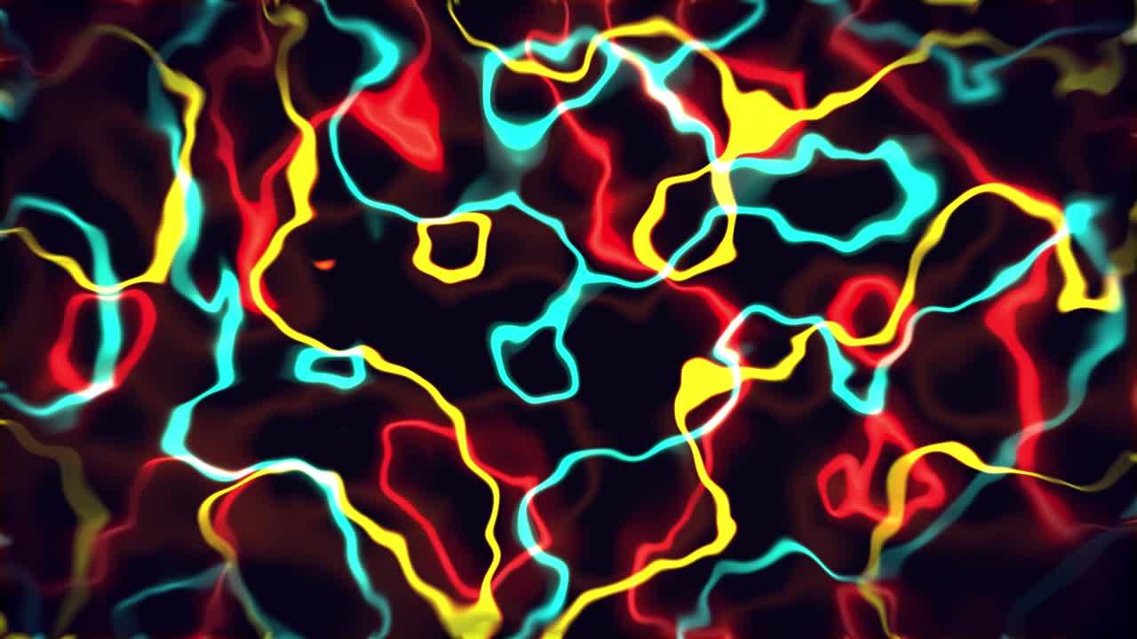 animación de línea completa de color abstracto de 4k - bucle