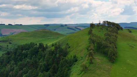 Hillside-in-Wales-by-a-lake