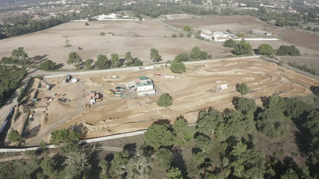 antena superior amplia de todo el parque radical y sorprendente