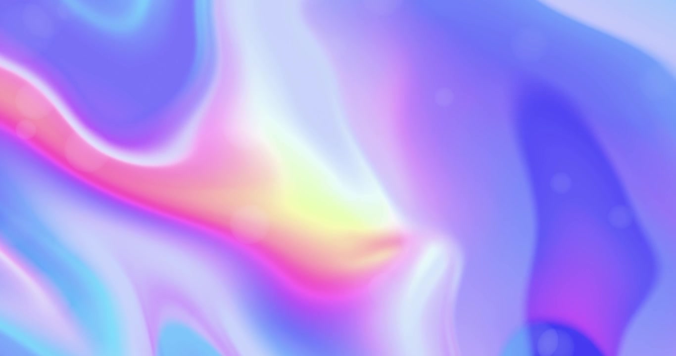 Abstract fluid holographic pastel background with soft colorful waves