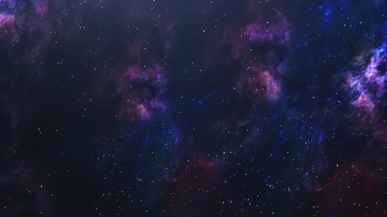 nubes de nebulosa de 4k moviéndose en el universo