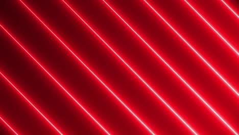 luces de neón brillantes futuristas de moda de color rojo sin costura línea de luz de neón tecnología de fondo de movimiento.