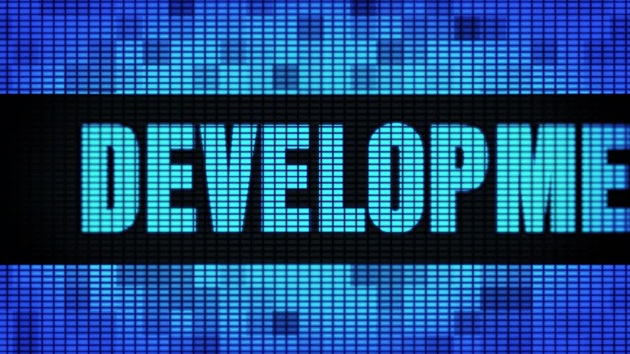 Development on a LED Screen