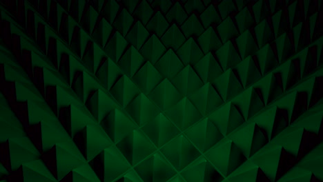 dark green acoustic panel pattern