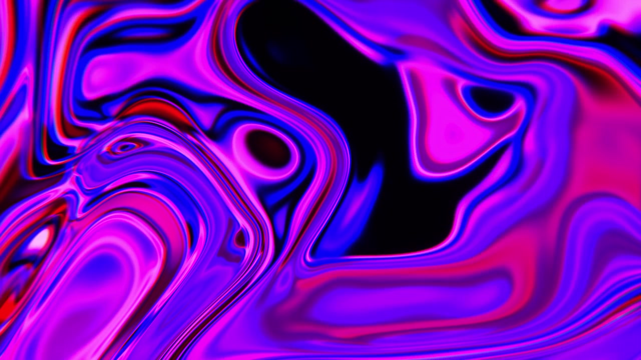 Sfondo astratto liquido neon rosa e viola vorticoso e vibrante
