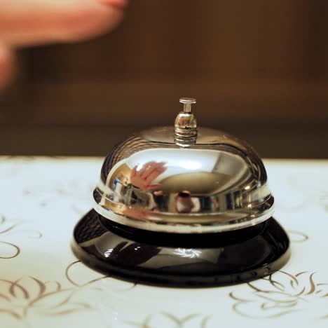 service bell vintage with hand