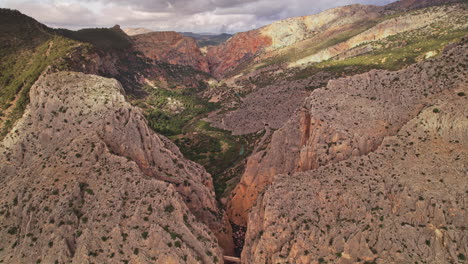 landscape near el chorro spain malaga