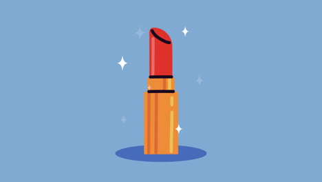 lápiz labial rojo