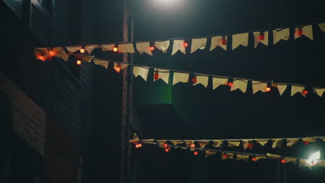 decoraciones nocturnas de las calles