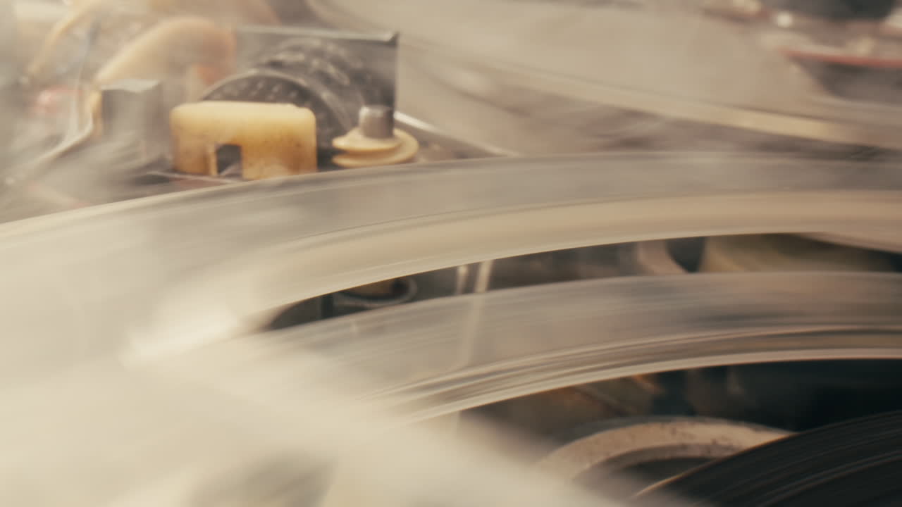 빈티지 레코드 플레이어 메커니즘