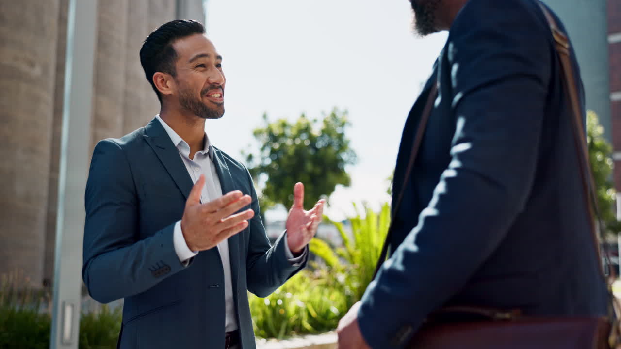 Businessmen shaking hands