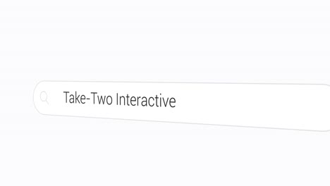 searching take-two interactive on the search engine