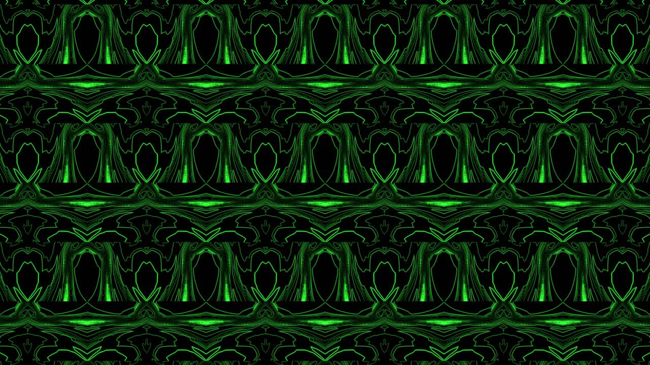 rayas abstractas efecto caleidoscopio. ondas líquidas verdes fondo de movimiento abstracto corporativo. bucle sin costuras. formas de movimiento contorno borde. rayas de onda. animación de video vj, 4k