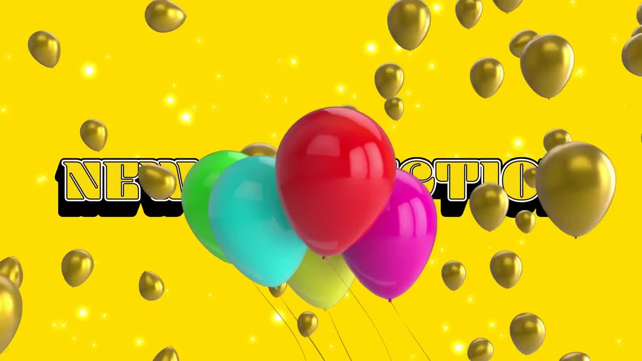 animación de manchas blancas de luz moviéndose sobre un emoji triste y avergonzado sobre un fondo amarillo