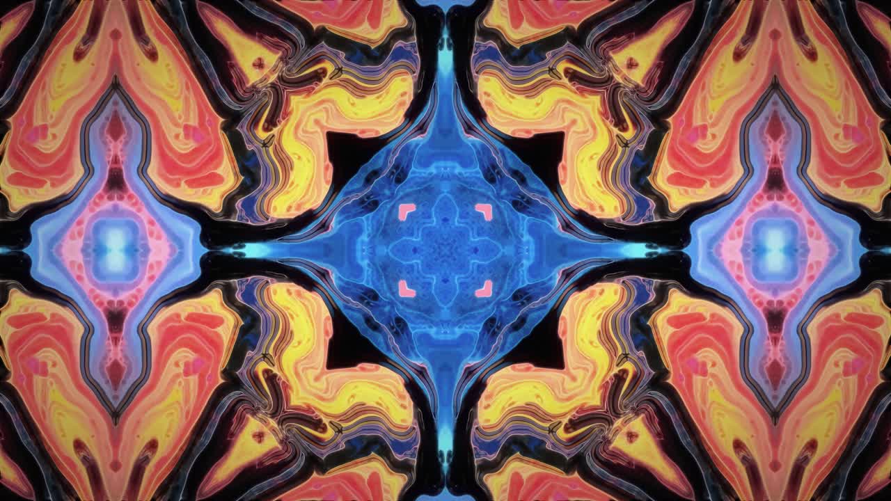 patrones de secuencia de caleidoscopio - textura de mosaico multicolor