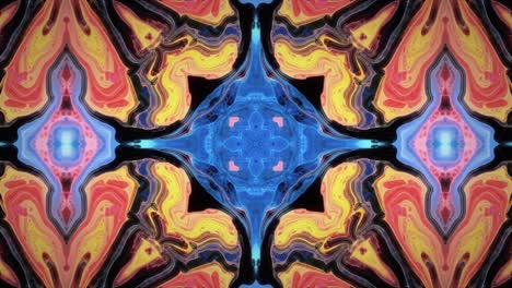 kaleidoscope sequence patterns - multicolored mosaic texture