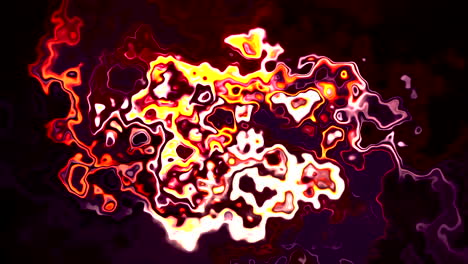 abstract fire liquid flow