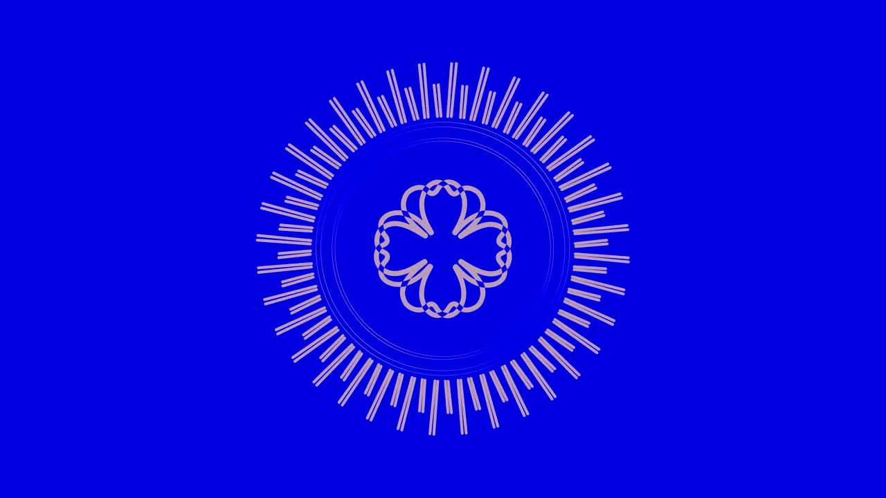 4K video model stroboscopic and hypnotic effect, in 16: 9 video format.