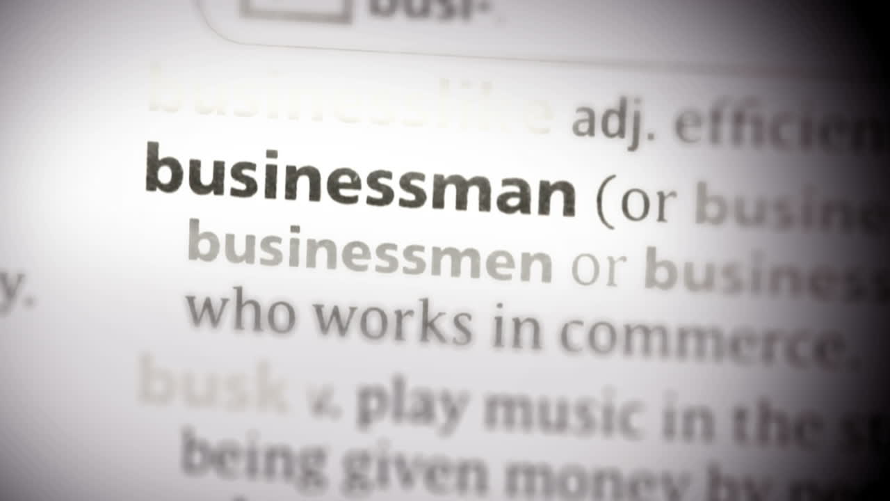 Focus on businessman