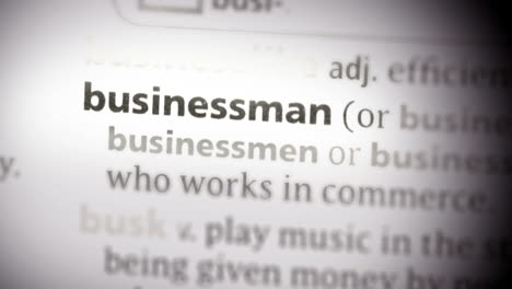 focus on businessman