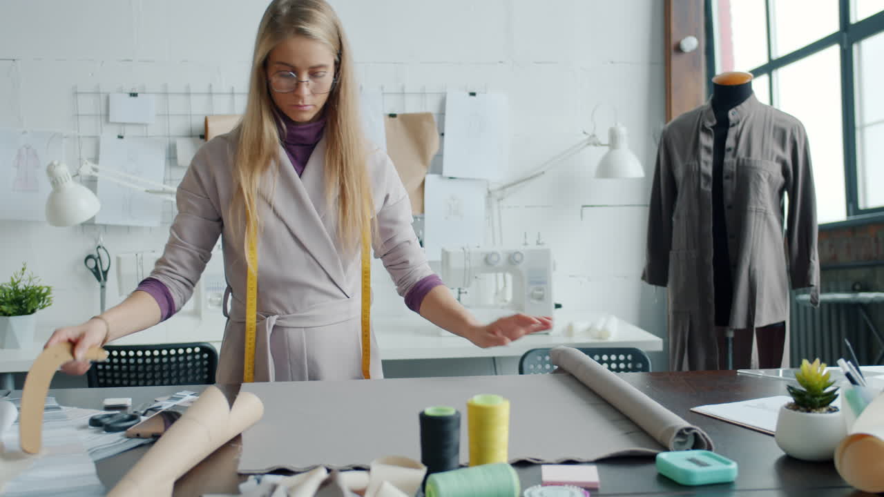 일 하는 패션 디자이너