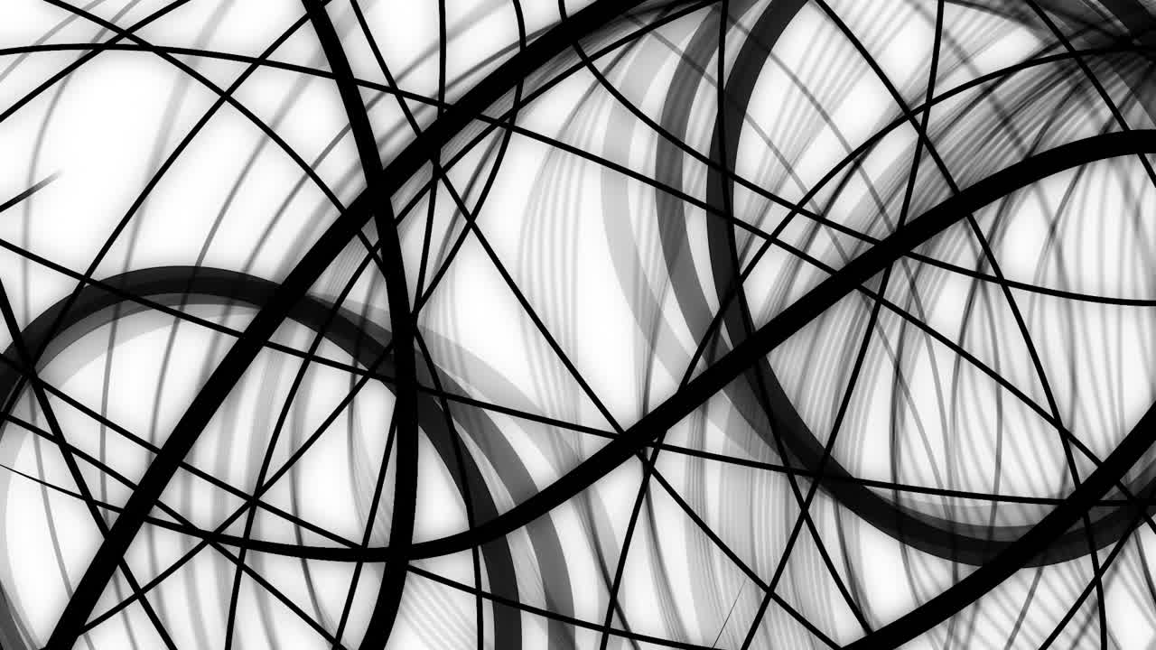 Abstract Black and White Design