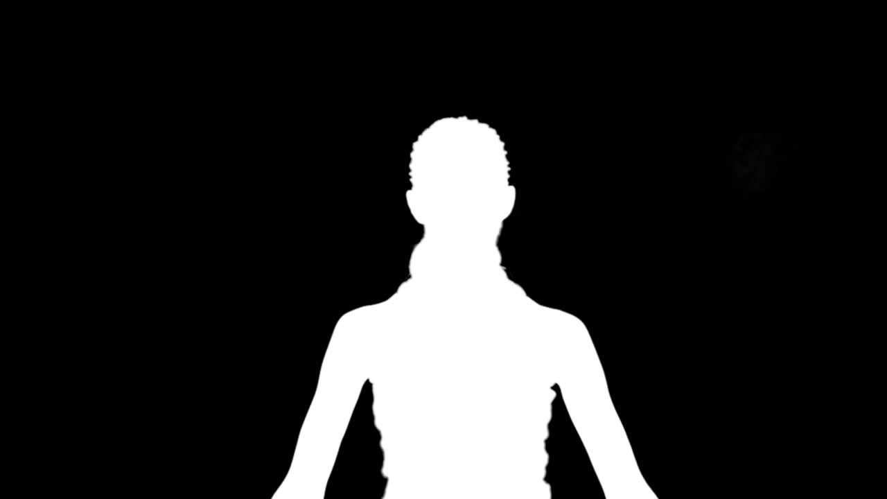 여성 요가 그린 02