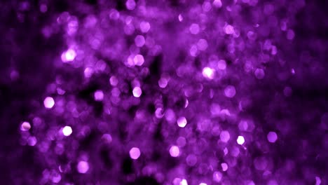 bucle de textura de fondo bokeh púrpura resplandeciente abstracto con luces desenfocadas