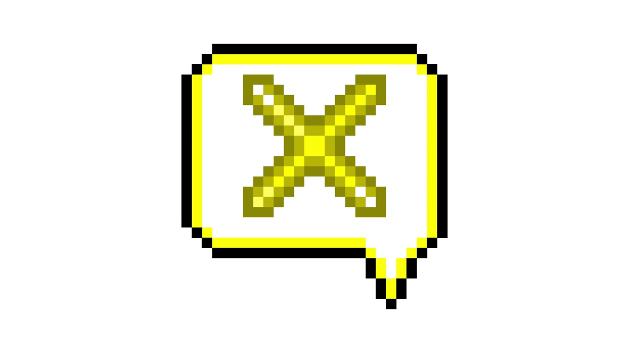 Pixel Art Pop-up Icon Animation with Cross in Speech Bubble (3).mov