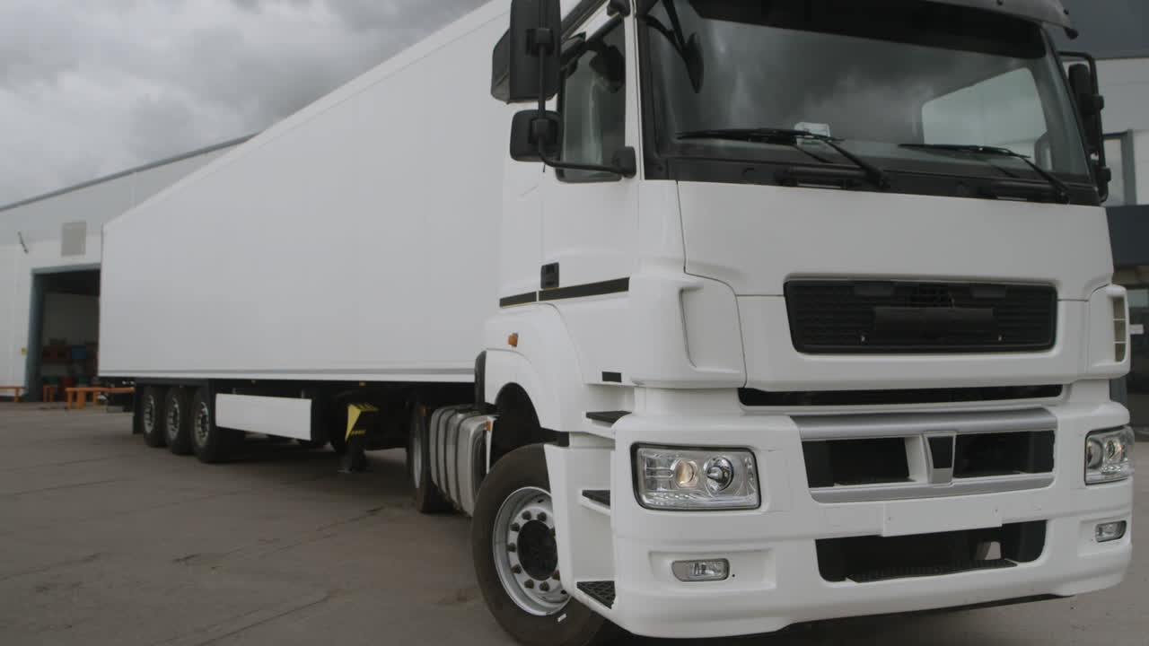 White Commercial Truck