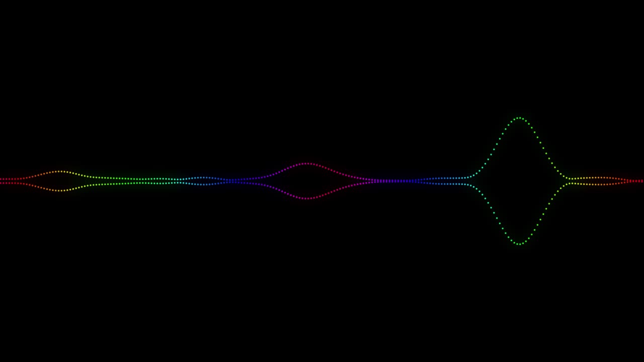 오디오 스트럼 오디오 비주얼라이저 선형 라인 모션 그래픽