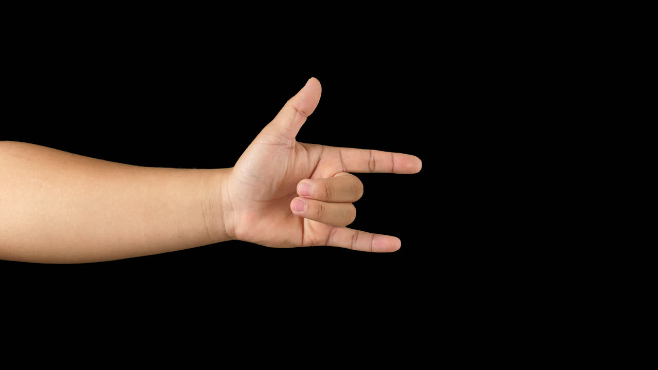 Hand Making Love Sign