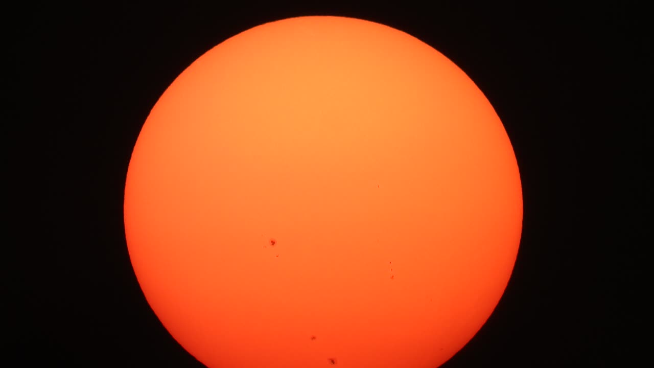 Sunset - orange - close up 