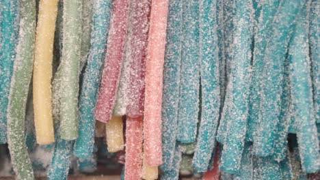 colorful sour straws