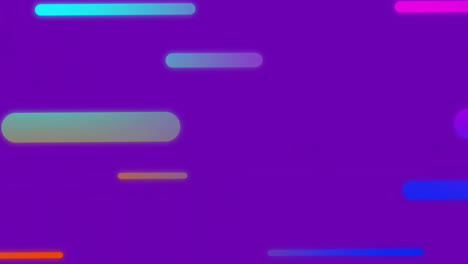 animation of glowing neon lights moving over pattern background