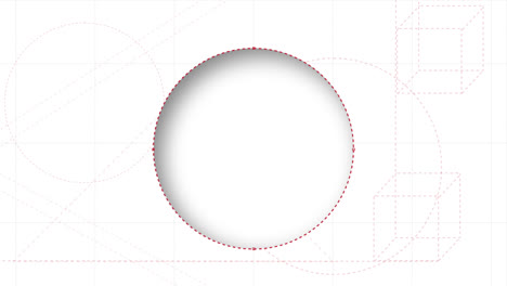 digitally generated video of pen nib drawing circle