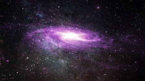 vue 4k des galaxies qui résident dans une nébuleuse, l'univers