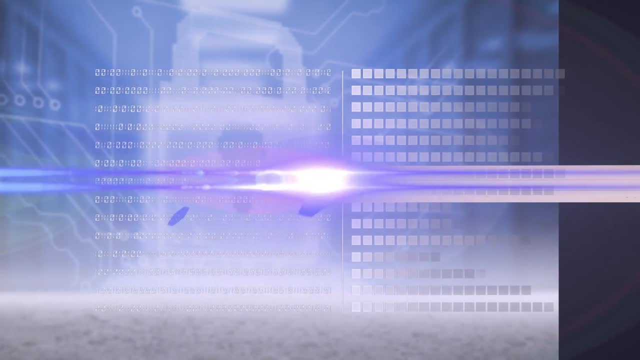 온라인 보안  ⁇ 락을 통해 데이터 처리의 애니메이션