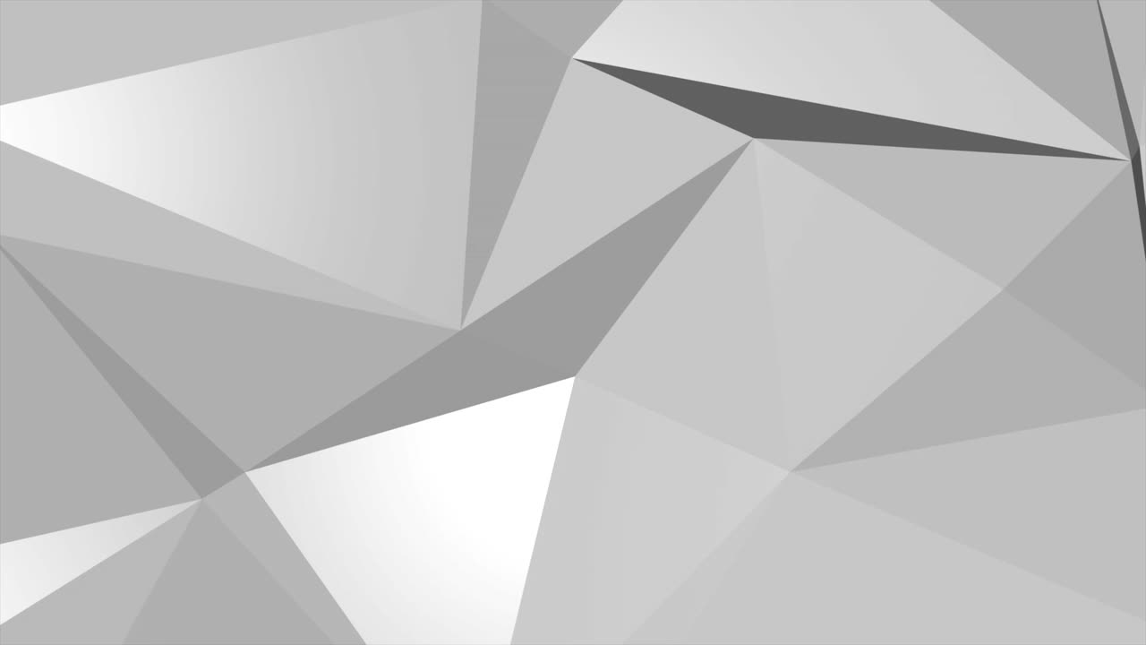 White abstract low poly background 3