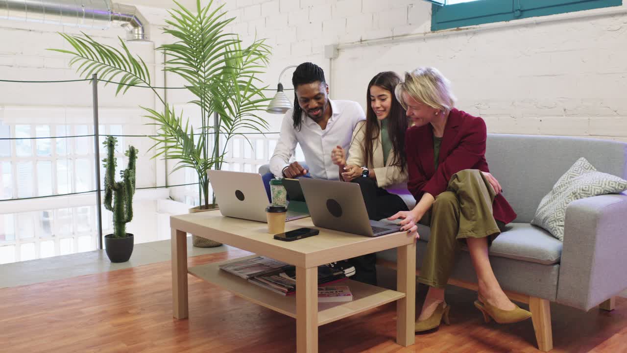 Team Collaborating in Office