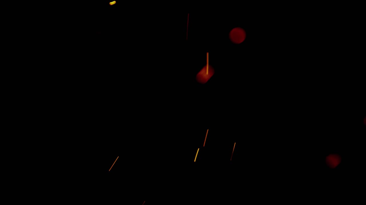 Animated Fire Background with Flames and Particles — Fiery Effects, Burning Animation, Heat, Energy Visual