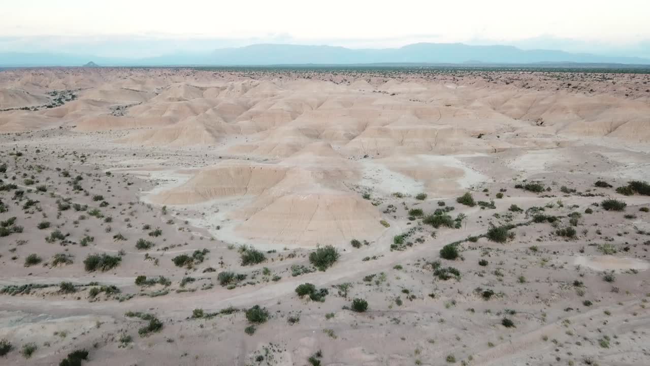 Desert Freeway Road and Dy Landscape in Countryside of Argentina, Route on Ischigualasto and Talampaya Natural Parks
