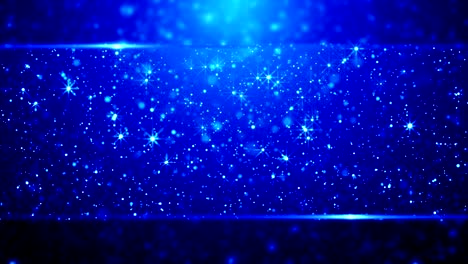 christmas evening glittering snowfall frame background video