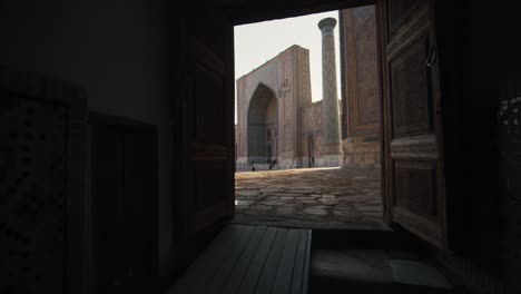 registan samarkand city uzbekistan doors of tillya kari madrasah islamic architecture 37 of 38