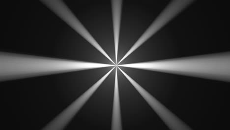 radial light rays