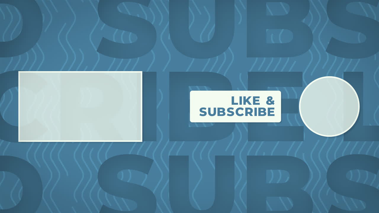 YouTube End Screen Template