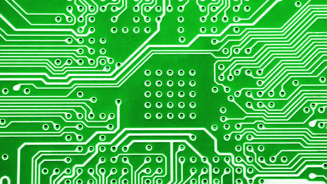 Electric Board. Electrical Circuit Motherboard